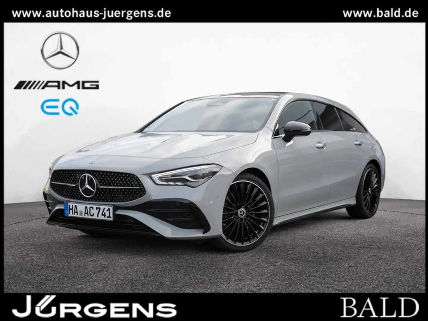 Mercedes-Benz CLA 200 d SB AMG-Sport/Pano/Night/Totw/Stdhz/19" Grau - 1