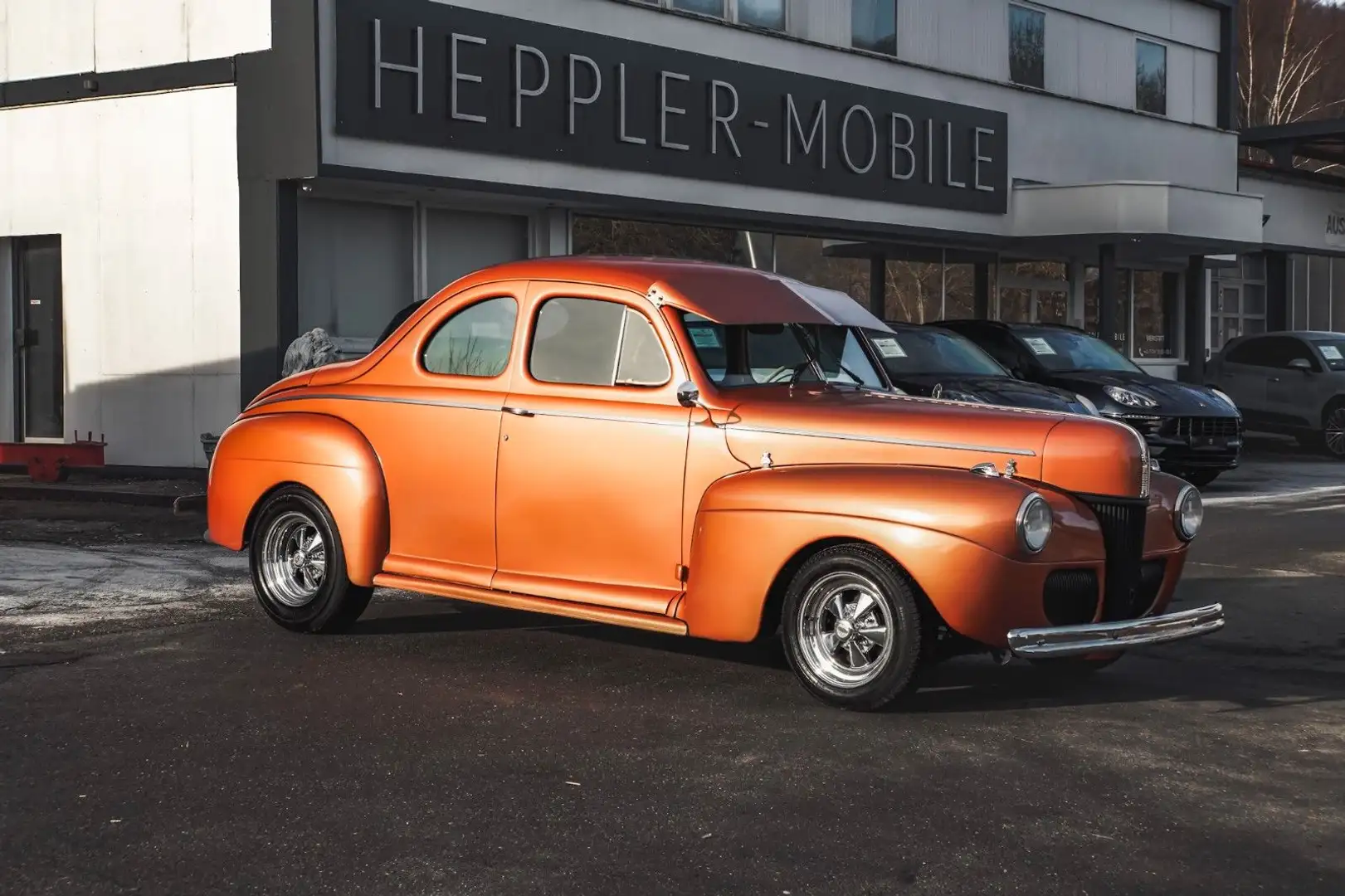 Ford Deluxe Eight Business Coupé 1941 Hotrod,H-Kennze Orange - 2