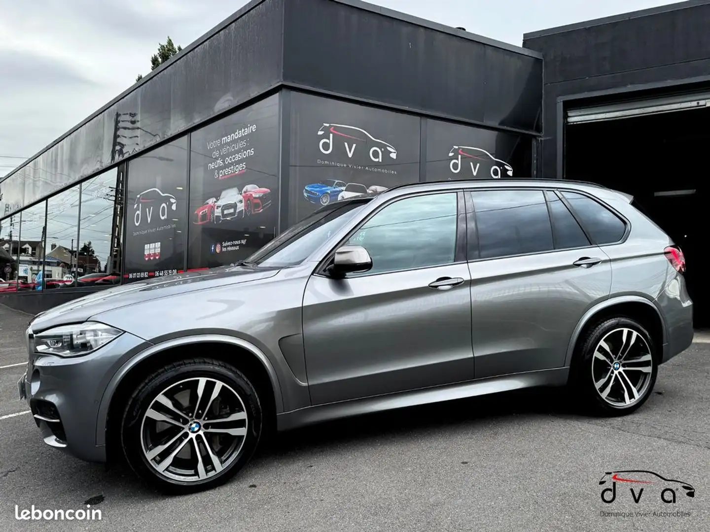 BMW X5 M50d 381 ch Gris - 2