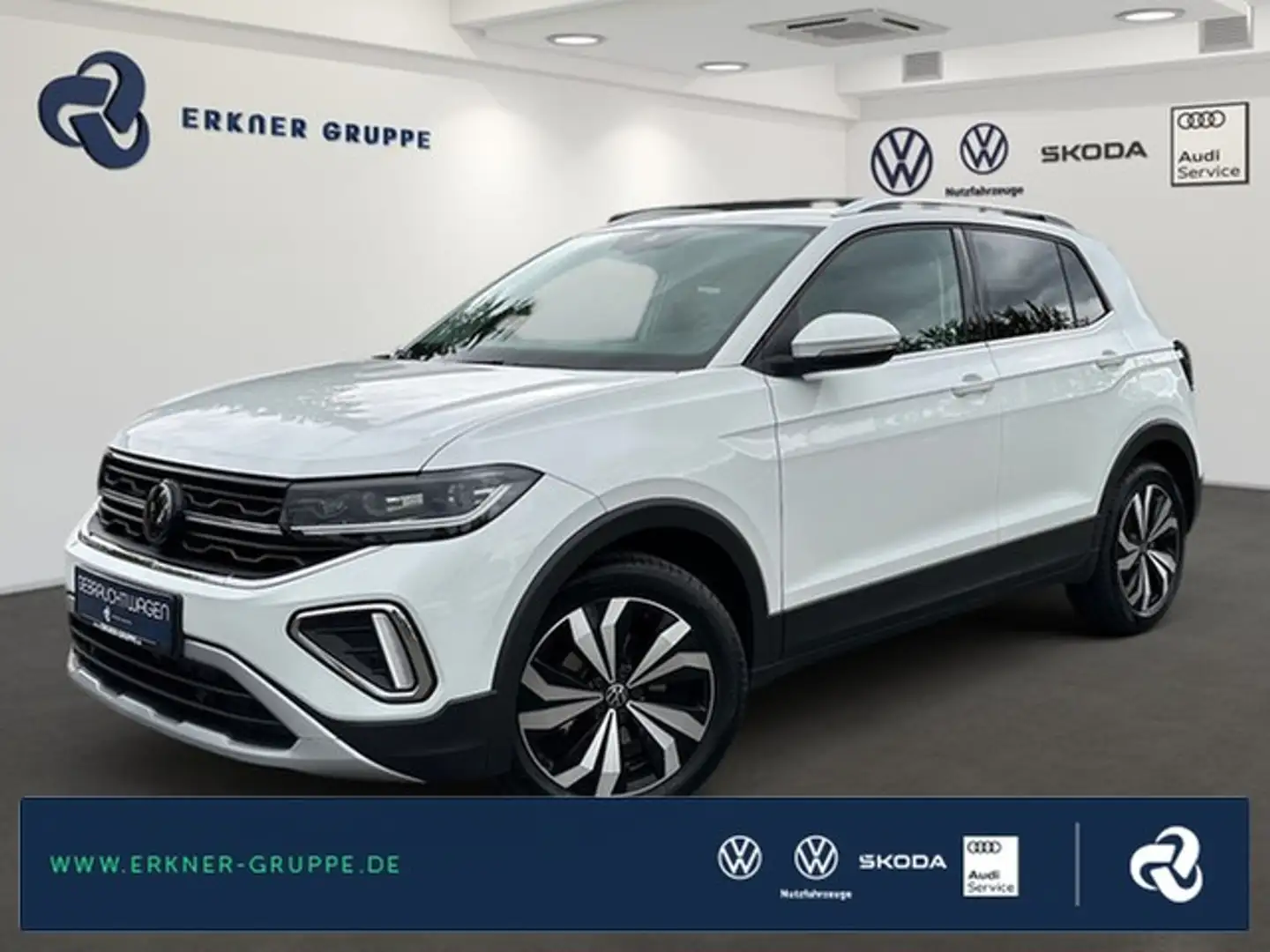 Volkswagen T-Cross 1.0TSI DSG Style MATRIX+ACC+DIGI+NAVI+++ Weiß - 1