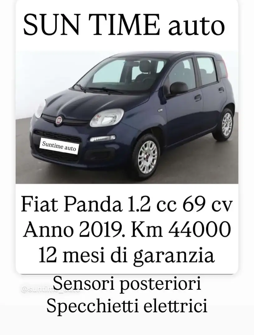 Fiat Panda 1.2 easy  69cv PREZZO REALE VARIE PANDA - 1