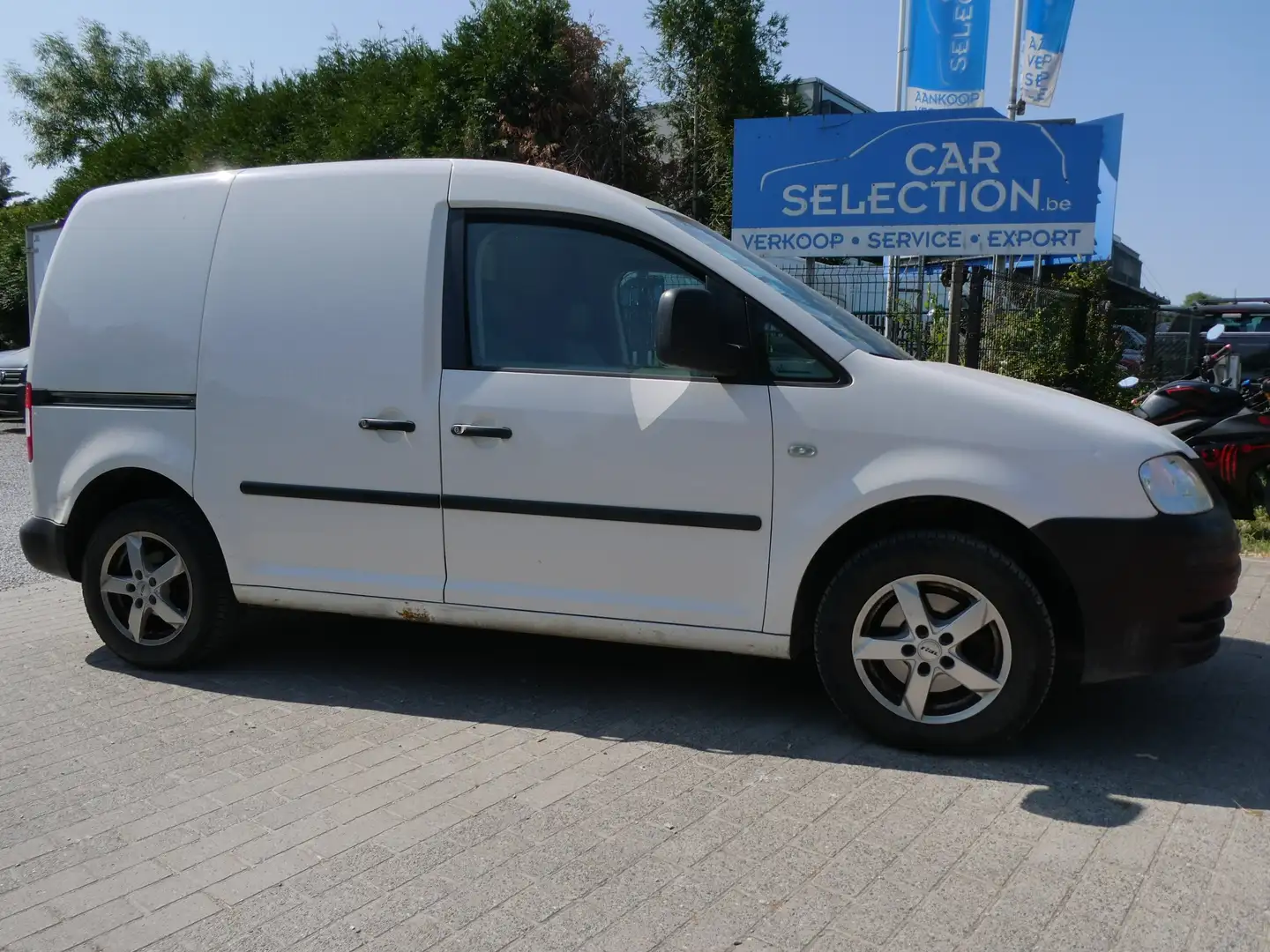 Volkswagen Caddy 2.0sdi 2pl. *GEEN KEURING*SANS CT* Lichte Vracht Weiß - 1