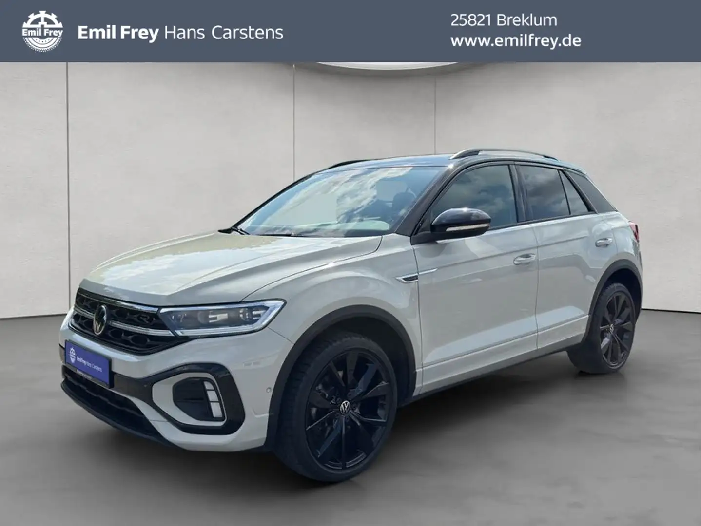 Volkswagen T-Roc 2.0 TSI OPF 4M DSG Leder Navi Lenkradhz Grau - 1