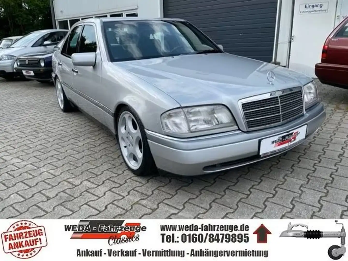 Mercedes-Benz C 180 W202 Elegance Automatik - Brabus - TÜV/AU NEU Argintiu - 1