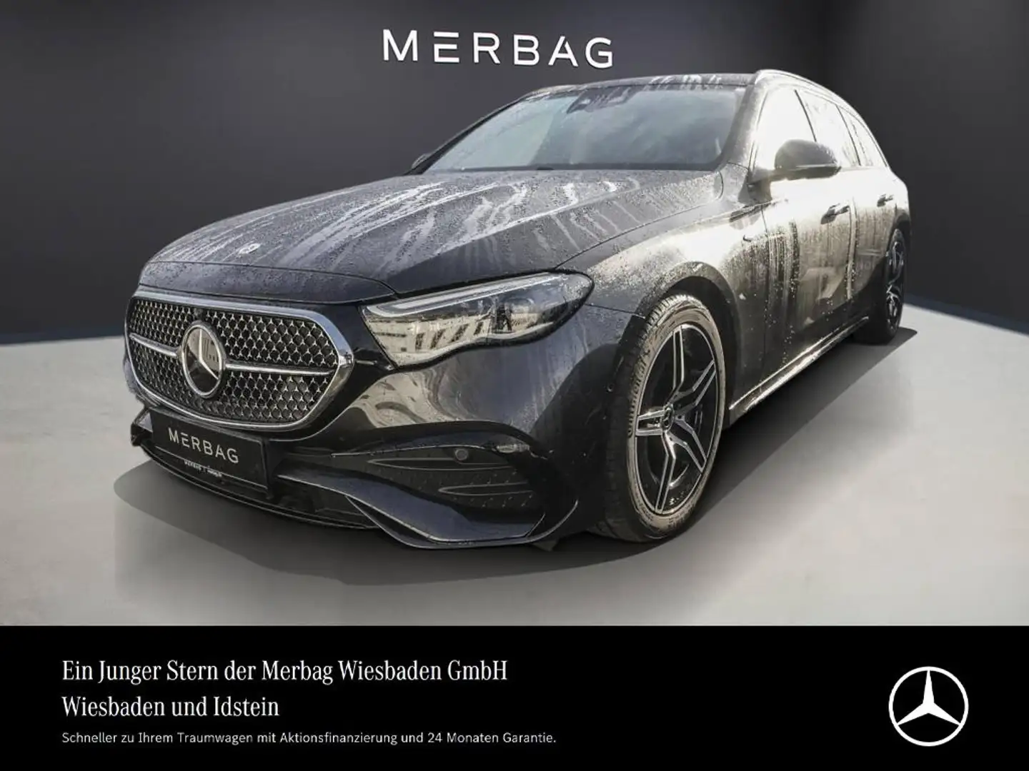 Mercedes-Benz E 300 de 4M T AMG-LINE PREMIUM DISTRONIC NIGHT Gris - 1