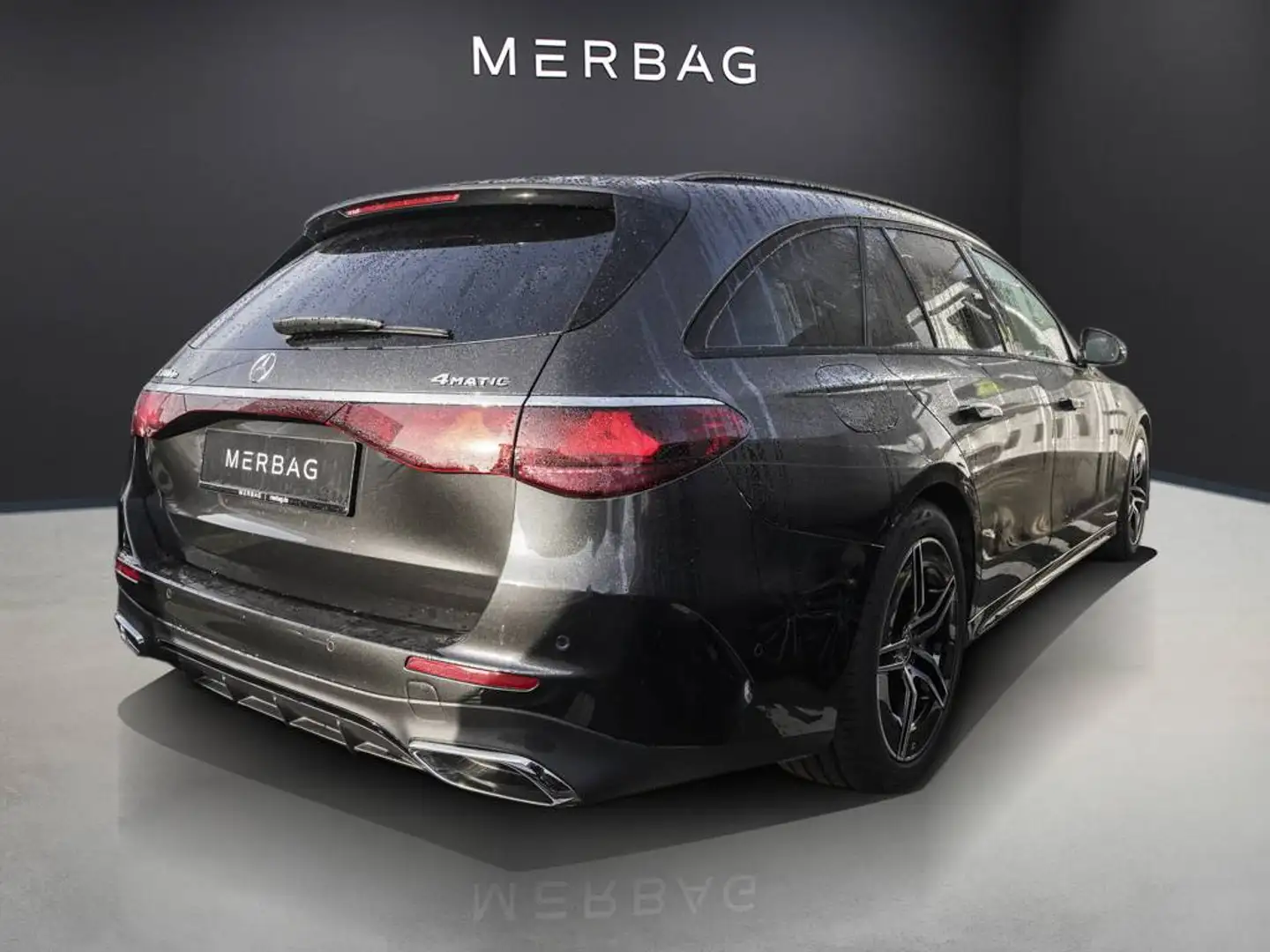 Mercedes-Benz E 300 de 4M T AMG-LINE PREMIUM DISTRONIC NIGHT Gris - 2