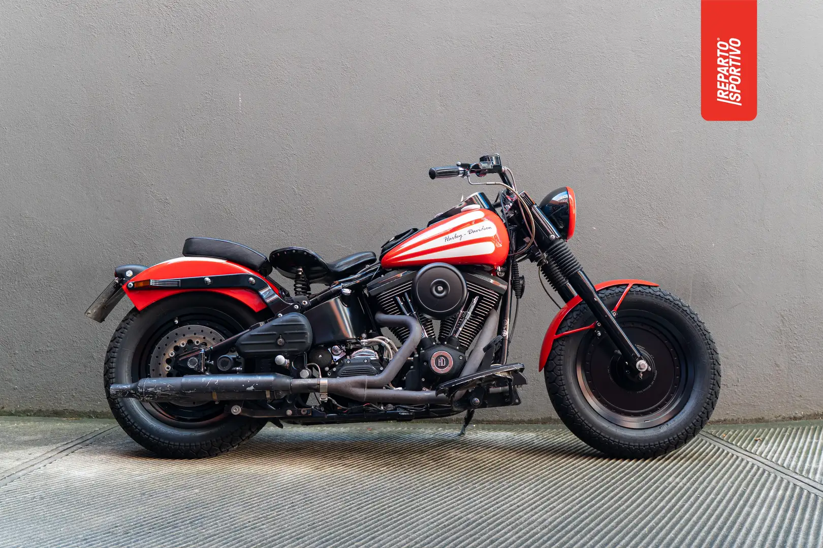 Harley-Davidson Fat Boy FLSTF Softail Fat Boy 1340 - 1997 Arancione - 1