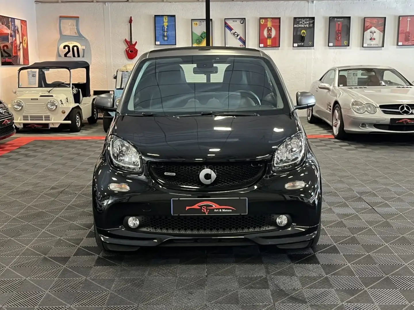 smart forTwo 109ch Brabus Cabriolet Noir - 2