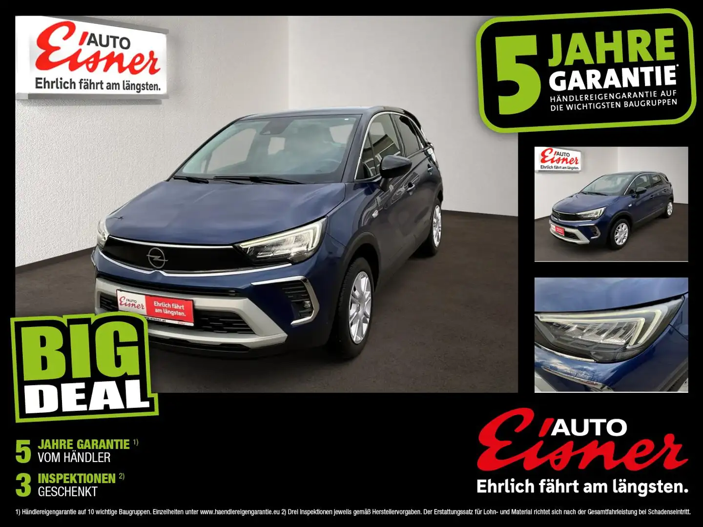 Opel Crossland BUSINESS 1.2 DIRECT Blau - 1