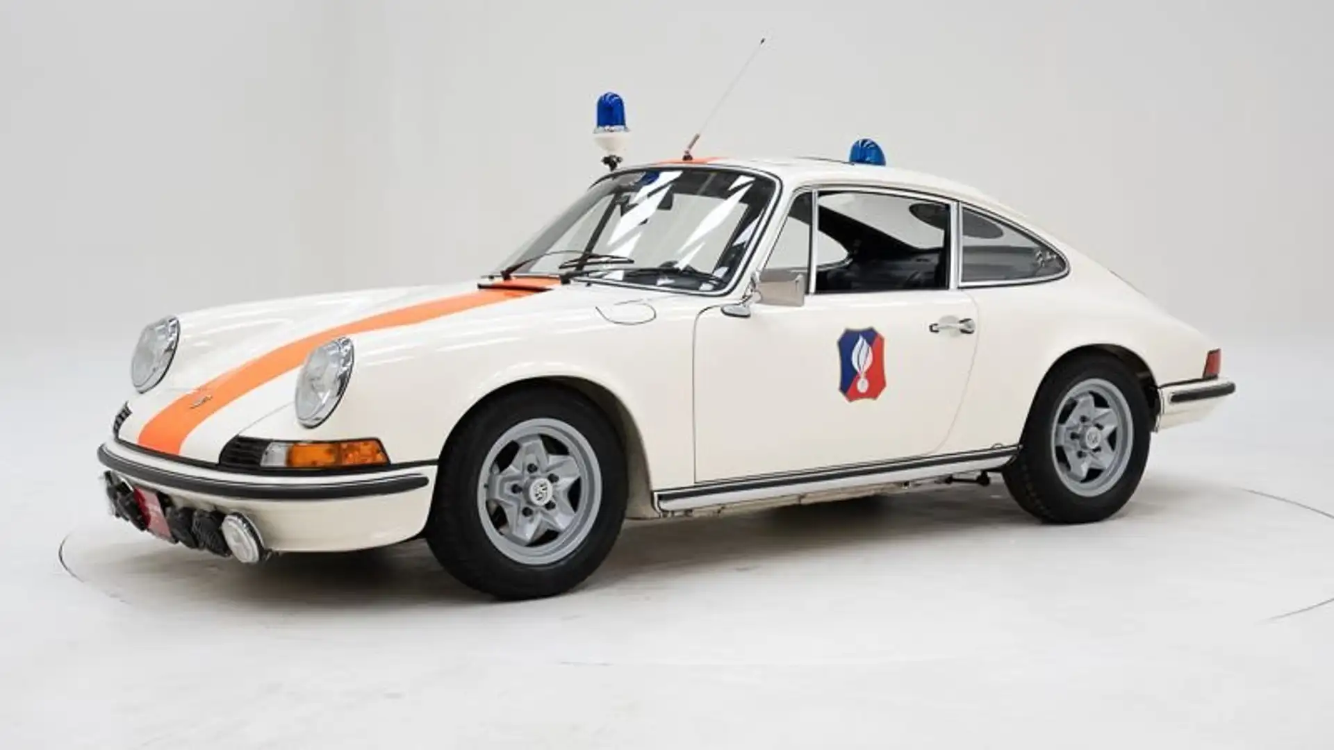 Porsche 911 2.4 E Coupe Belgische Rijkswacht '73 CH1333 Wit - 1