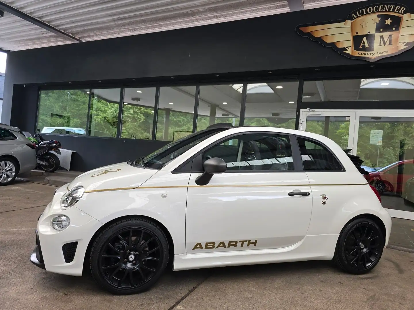 Abarth 595C Scorpioneoro AUTOMATIK/PDC/BEATS/BT/1.Hand Weiß - 2