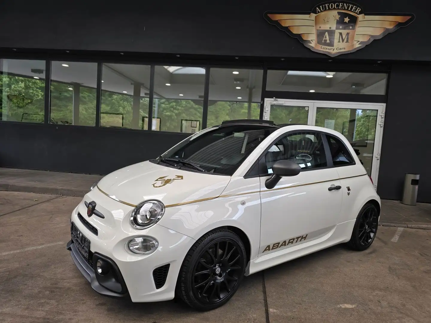 Abarth 595C Scorpioneoro AUTOMATIK/PDC/BEATS/BT/1.Hand Weiß - 1