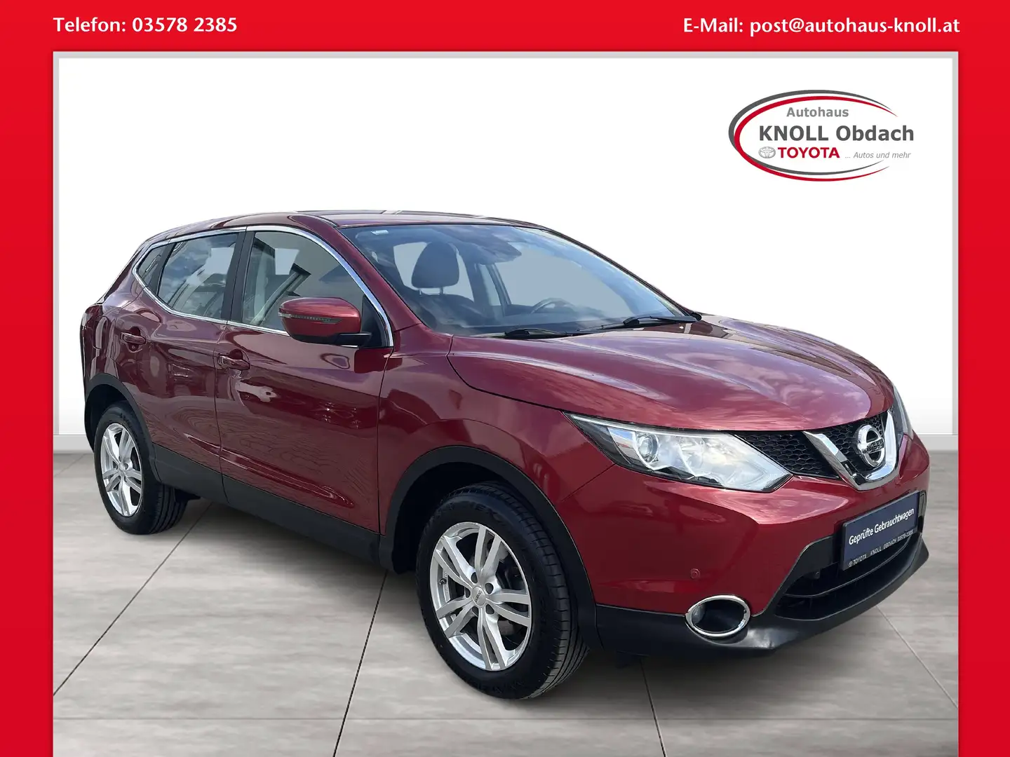 Nissan Qashqai 1,2 DIG-T Acenta 4x2 Rot - 1