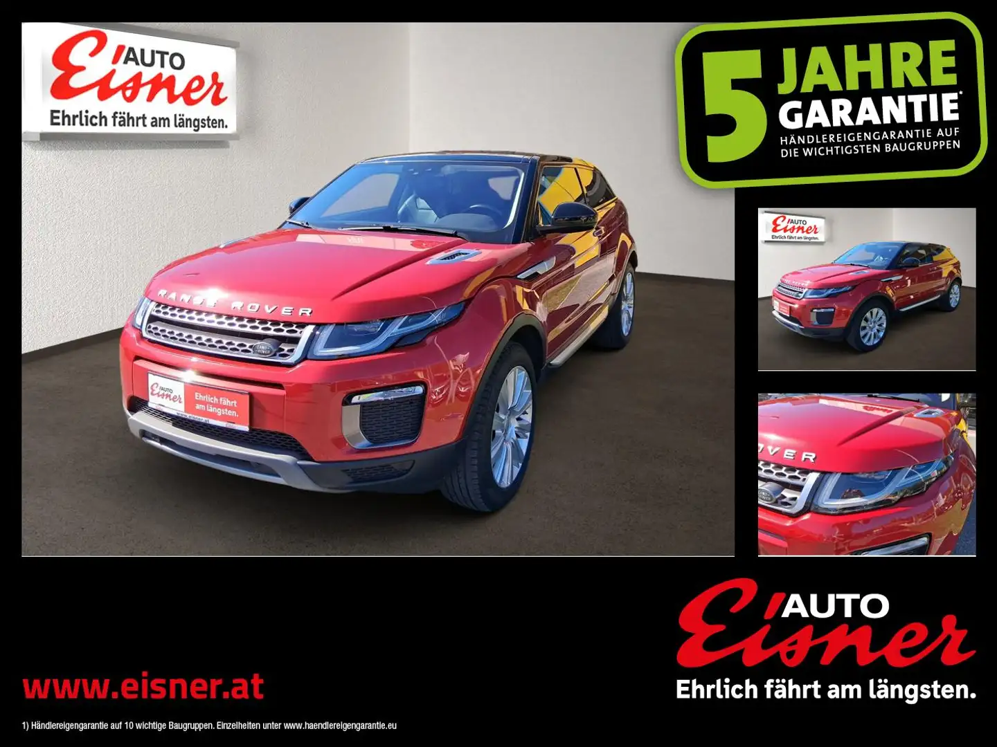 Land Rover Range Rover Evoque HSE 2.0 TOP Ausstattung Rot - 1