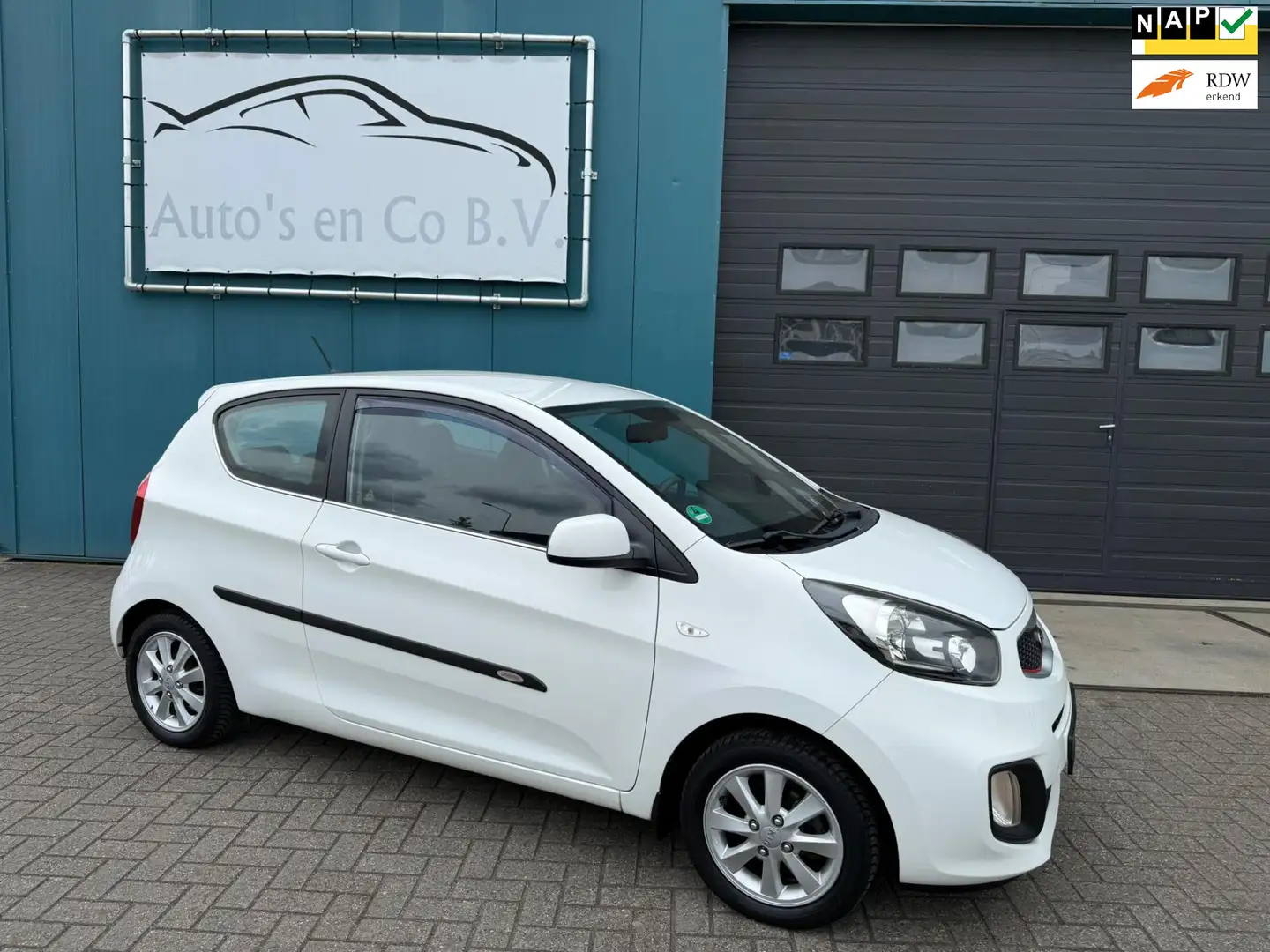 Kia Picanto 1.0 CVVT ISG Comfort Pack Airco Lm velgen NL Auto Blanc - 1