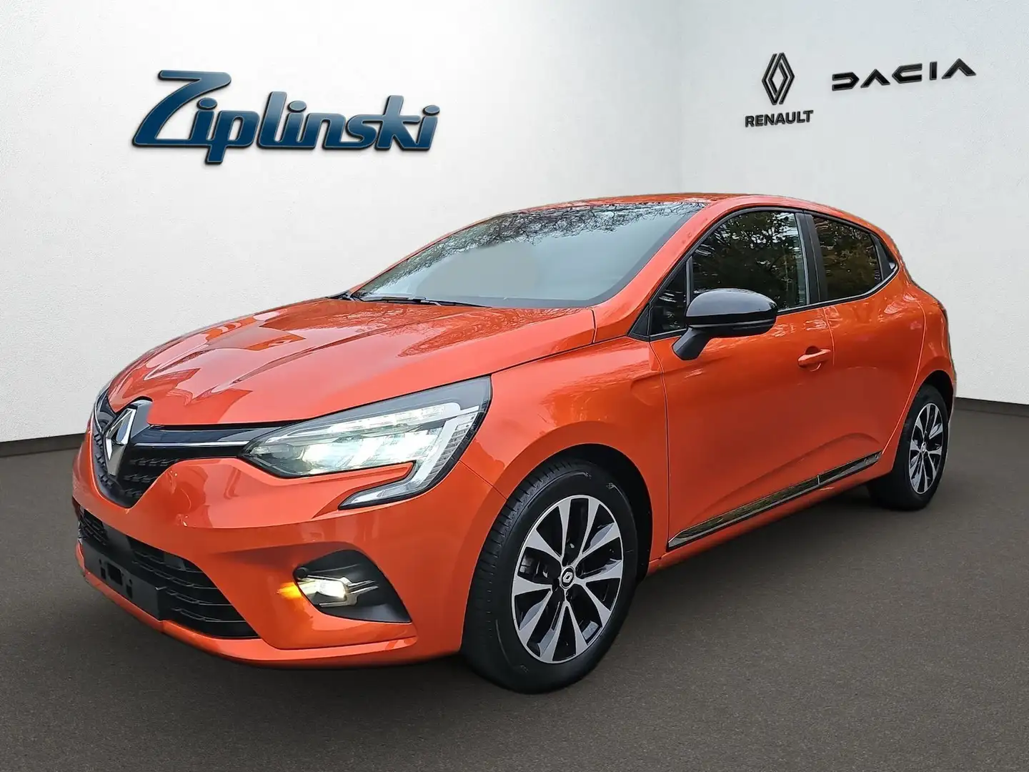Renault Clio Zen + Durchsicht + TÜV+ NEU 11555.- Netto + Naranja - 1