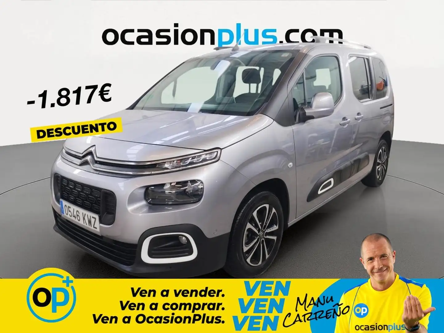 Citroen Berlingo BlueHDi S&S Talla M Shine 130 Gris - 1