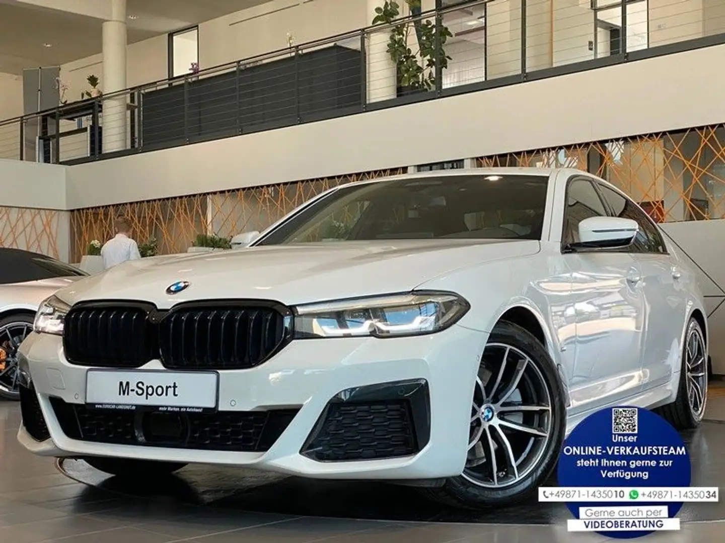 BMW 520 i Lim. M-Sport CockpitProf Memory Kam H&K ACC Bílá - 1