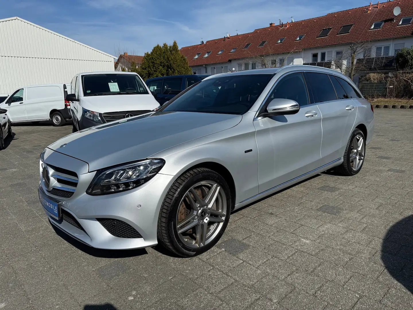 Mercedes-Benz C 300 de T-Modell 9G AVANTGARDE NAVI AHK DISTRONIC KAMER Ezüst - 2