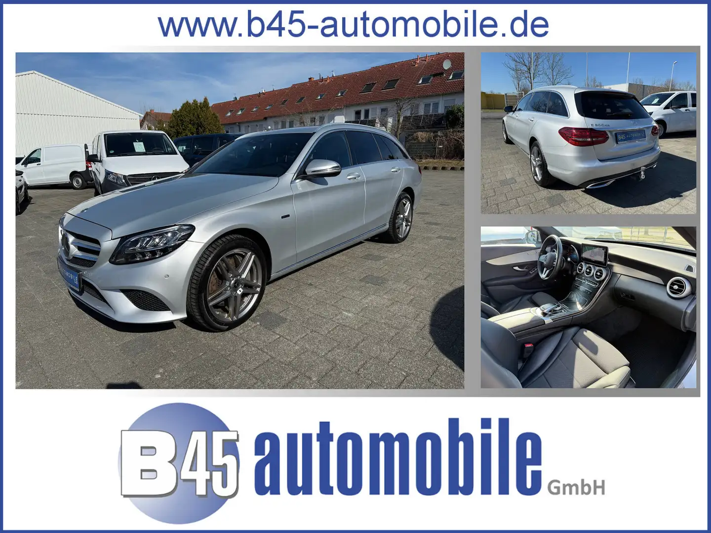 Mercedes-Benz C 300 de T-Modell 9G AVANTGARDE NAVI AHK DISTRONIC KAMER Argent - 1