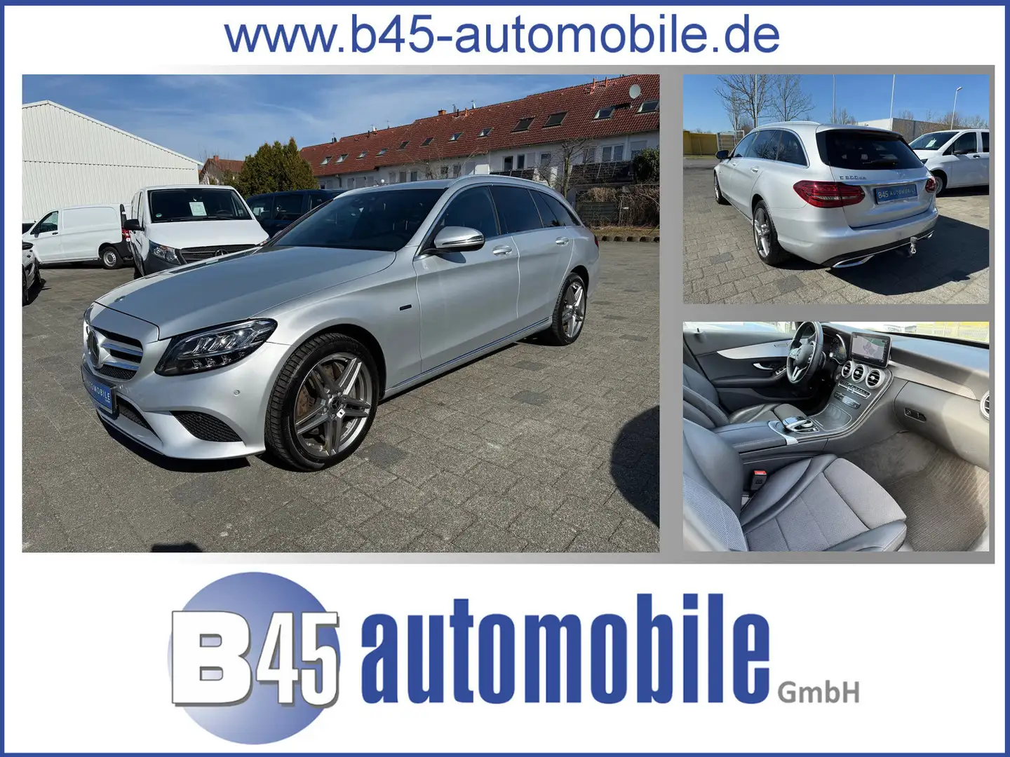 Mercedes-Benz C 300 de T-Modell 9G AVANTGARDE NAVI AHK DISTRONIC KAMER Ezüst - 1