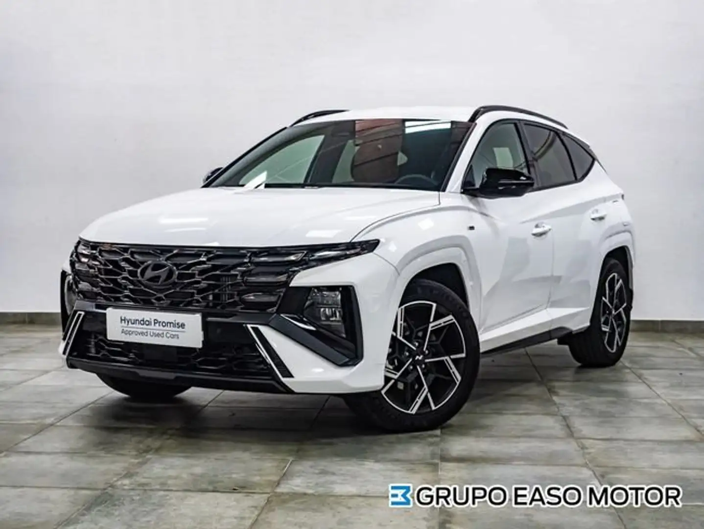Hyundai TUCSON 1.6 T HEV Black Line AT 239 Blanco - 1