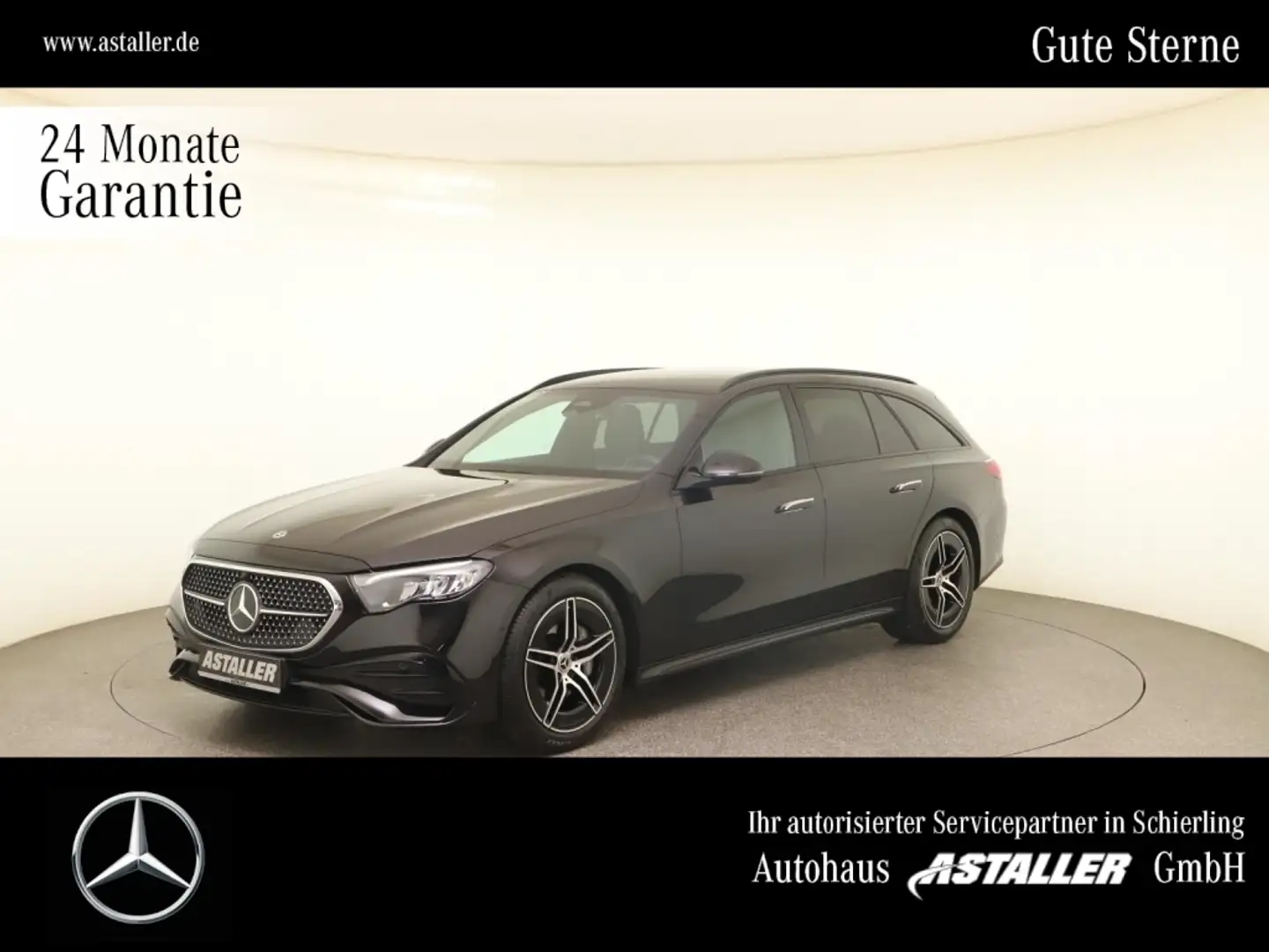 Mercedes-Benz E 200 T AMG Line 2x Night+AHK+Distr+LED+WiPa+19" Negro - 1
