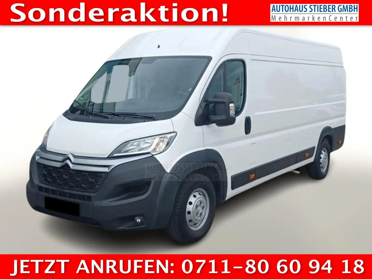 Citroen Jumper 35+ 140 L4H2 270°HFT E-Rad Verst.Federung 103 k... Білий - 1