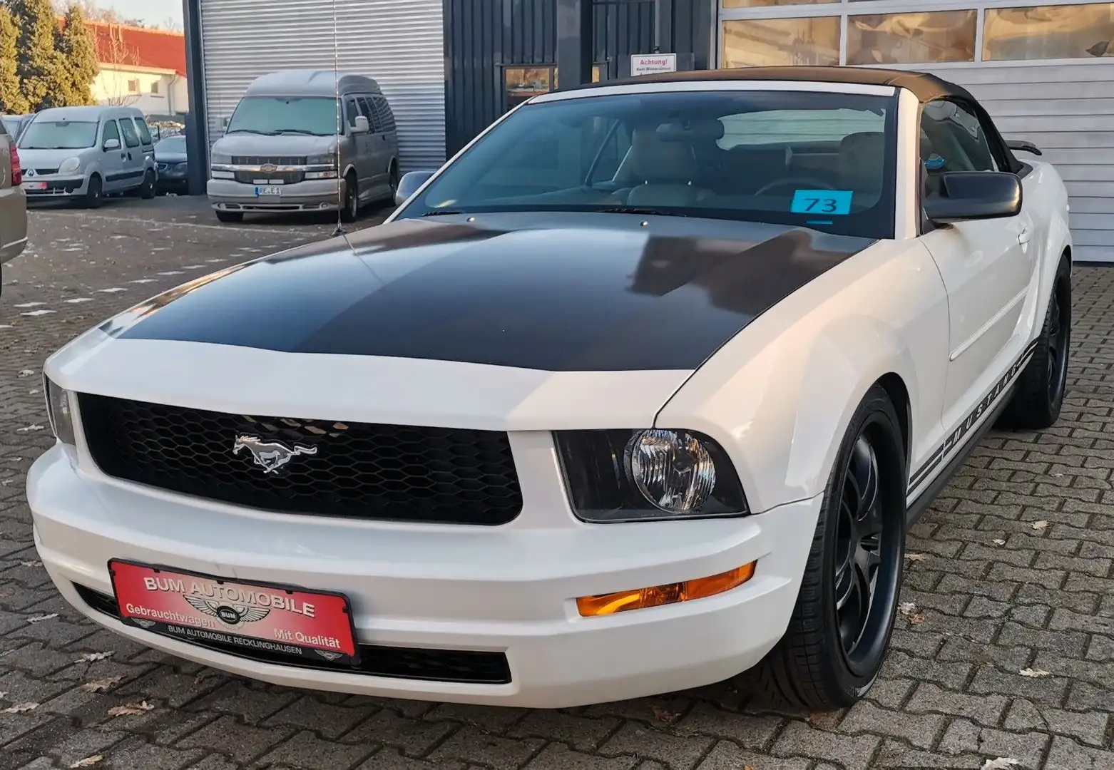 Ford Mustang 4.0 V6 LPG Cabrio Wit - 1