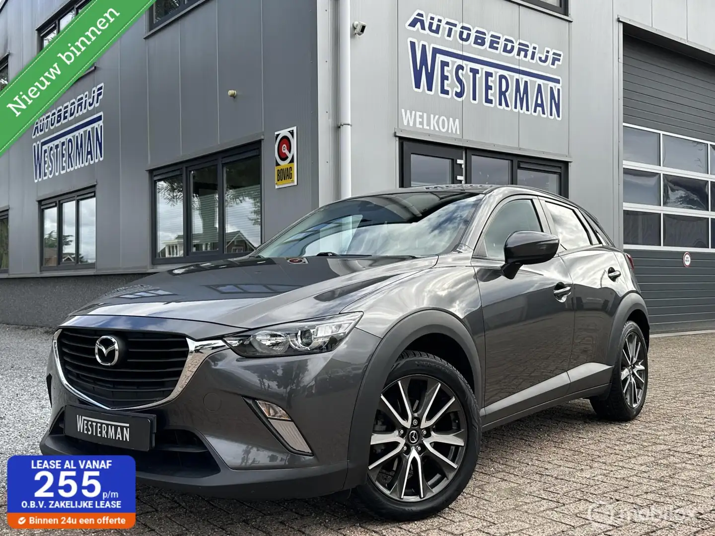 Mazda CX-3 2.0 SkyActiv-G 120 GT-M Clima Cruise Navi Carplay Grijs - 1