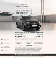 Mercedes-Benz GLE 350 DE/PANO/360°/AIRM/MEMORY/HANDSFREE/BURM