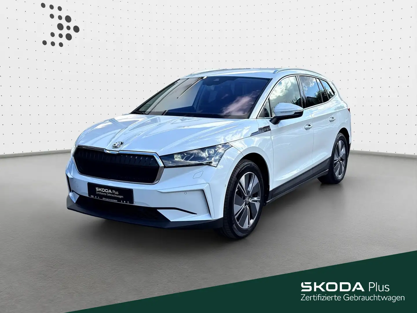 Skoda Enyaq iV 4x4*NAVI*KAM*AHK*19Zoll*Matrix*SHZ*ACC* Wit - 1