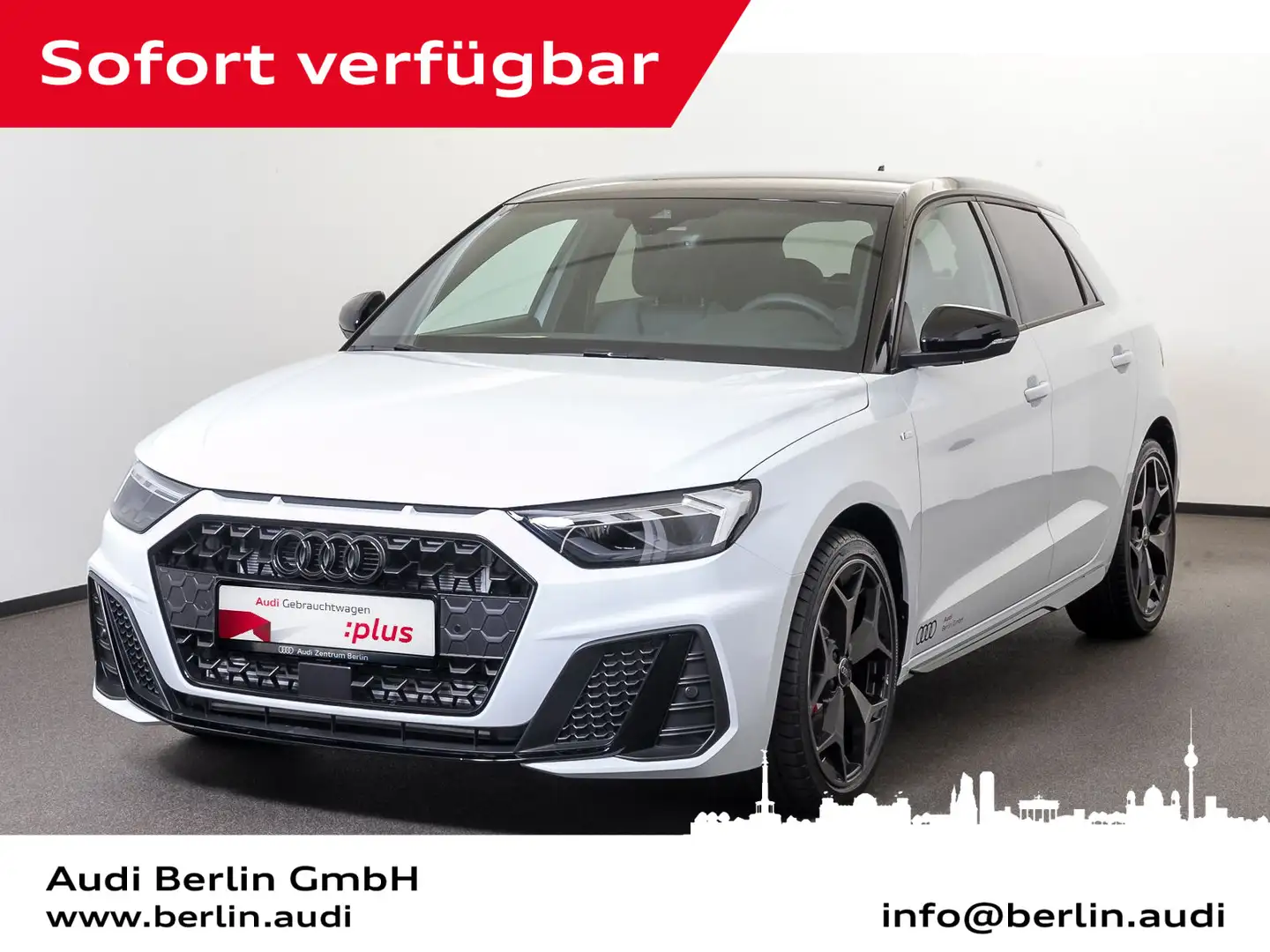 Audi A1 S line 40 TFSI S tronic Weiß - 1