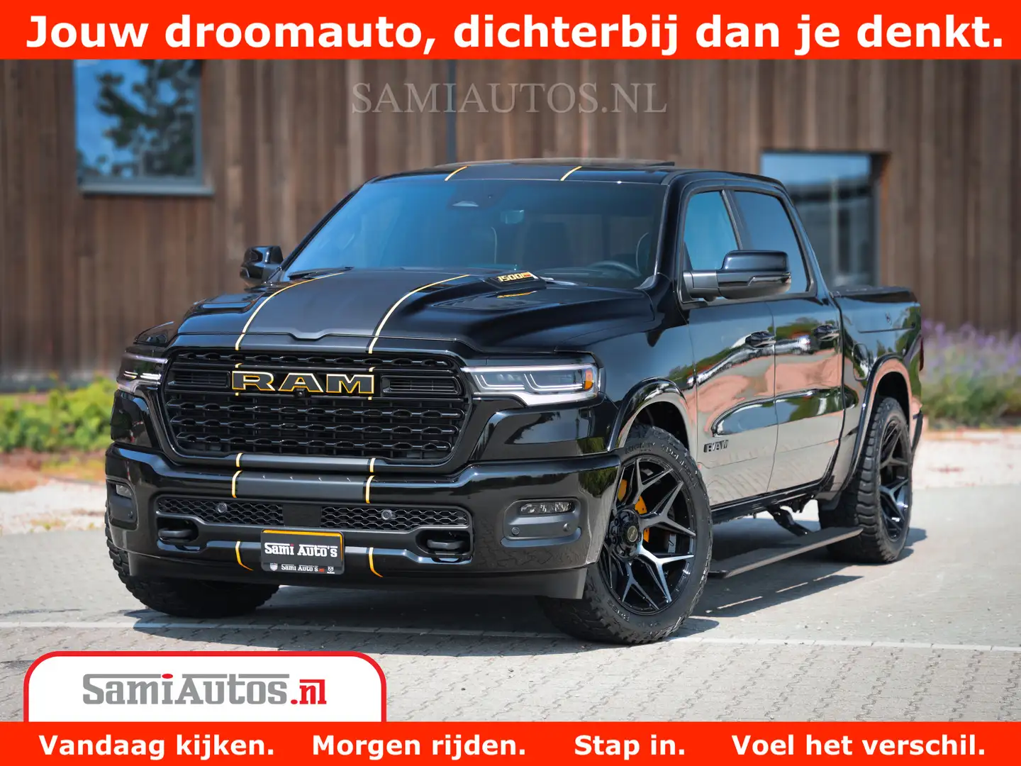 Dodge RAM 1500 Limited Night High Output 540HP 706Nm | Massa Zwart - 1