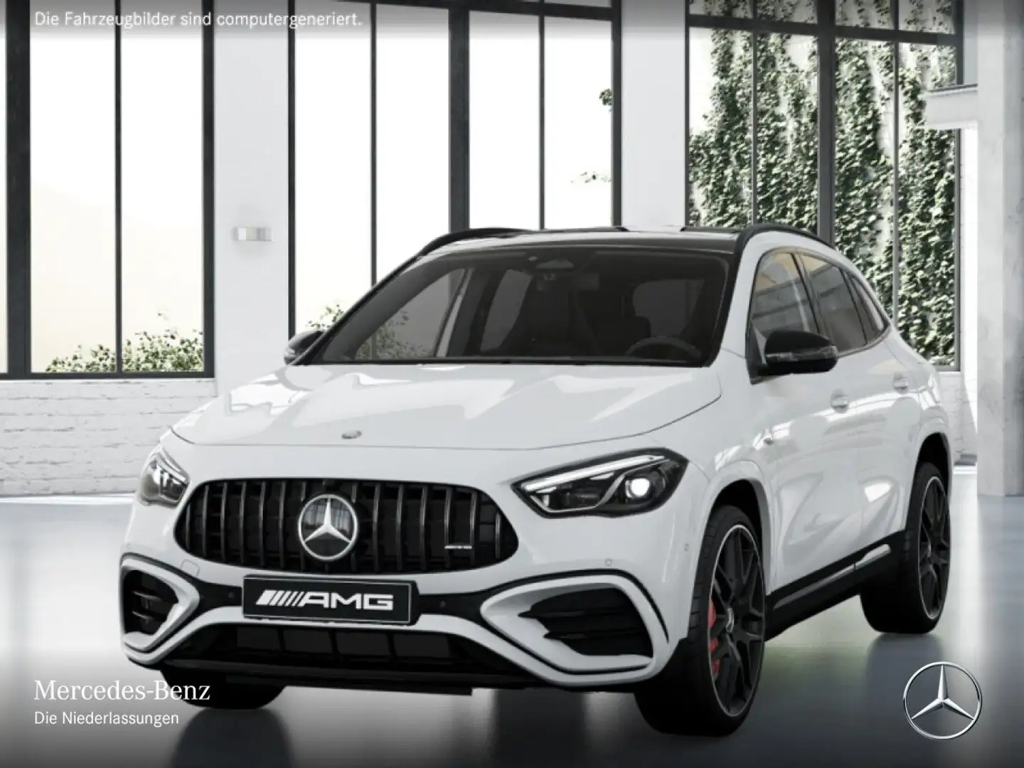 Mercedes-Benz GLA 45 AMG GLA 45 S 4M PANO+360°+AHK+MULTIBEAM+BURMESTER+HUD Weiß - 2