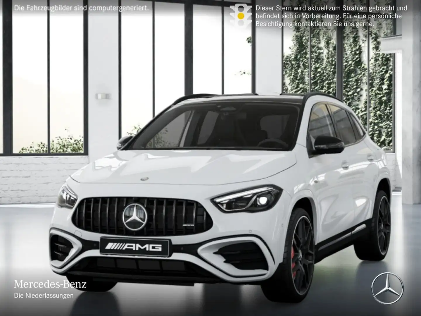 Mercedes-Benz GLA 45 AMG GLA 45 S 4M PANO+360°+AHK+MULTIBEAM+BURMESTER+HUD Blanc - 2