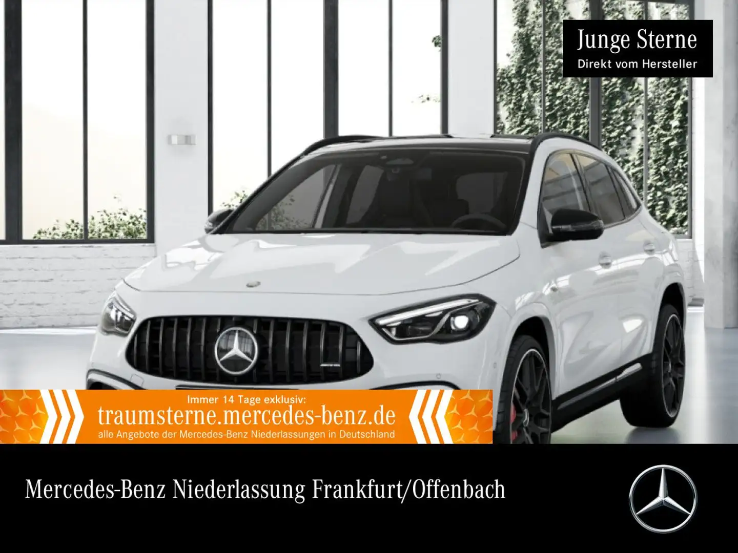 Mercedes-Benz GLA 45 AMG GLA 45 S 4M PANO+360°+AHK+MULTIBEAM+BURMESTER+HUD Blanc - 1