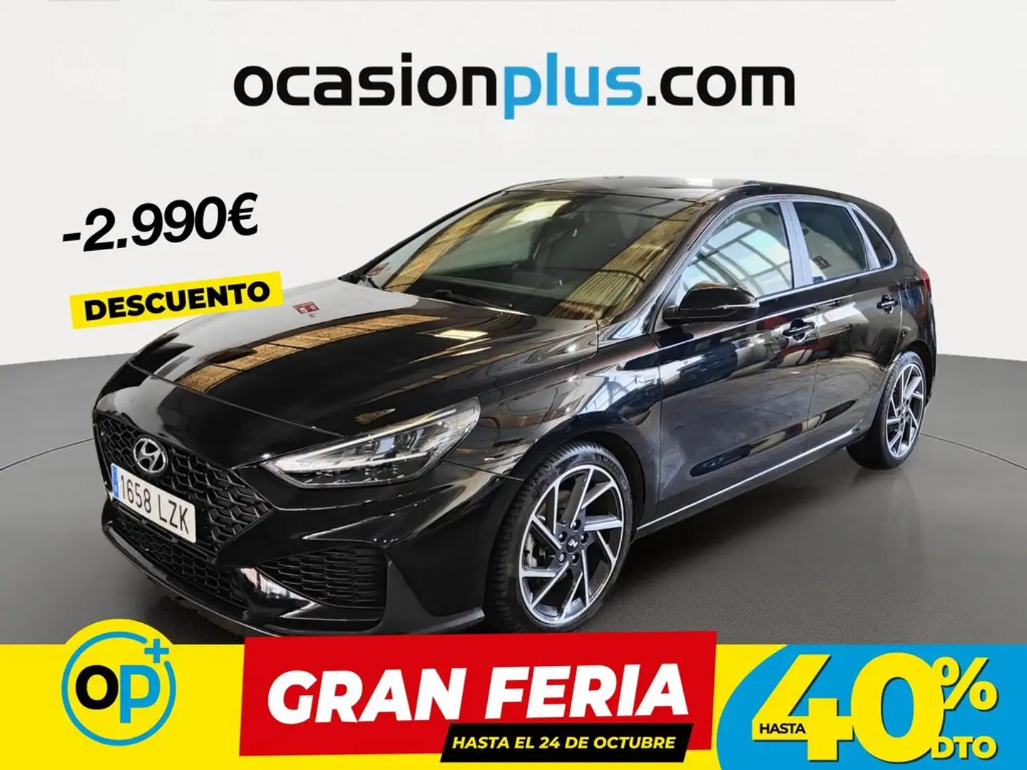 Hyundai i30 1.5 TGDI N Line 48V 160 Negro - 1