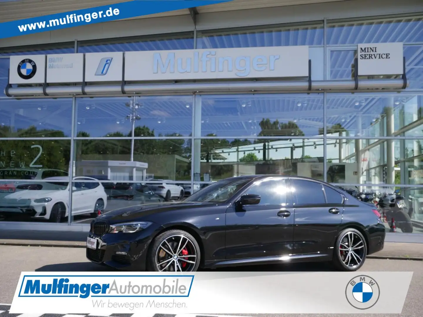 BMW 330 i xDrive M Sport Laser LiveProf Kamera Har/Ka Schwarz - 1