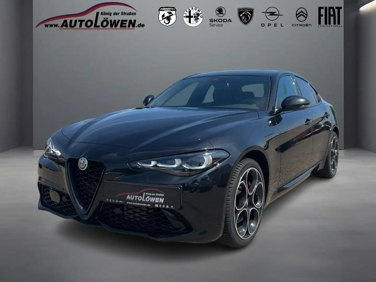 Alfa Romeo Giulia 2.0 Turbo 16V Competizione Q4 (EURO 6d) Schwarz - 1