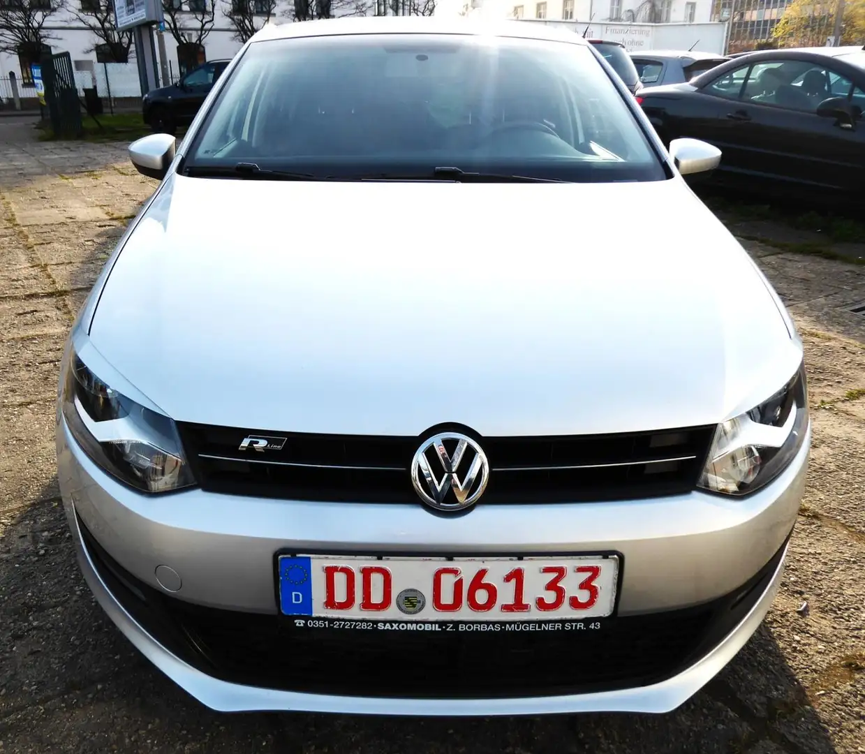 Volkswagen Polo V R-Optik Aut.,Klima,Alu,Multimedia/Navi,E5 Silber - 2