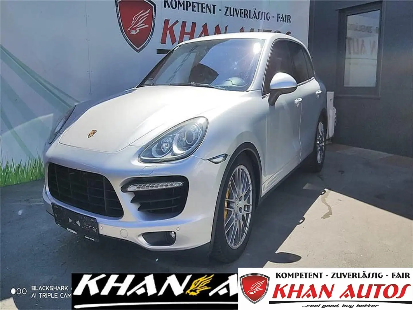 Porsche Cayenne II Turbo Aut. *Navi*Leder*Xenon* Silber - 1