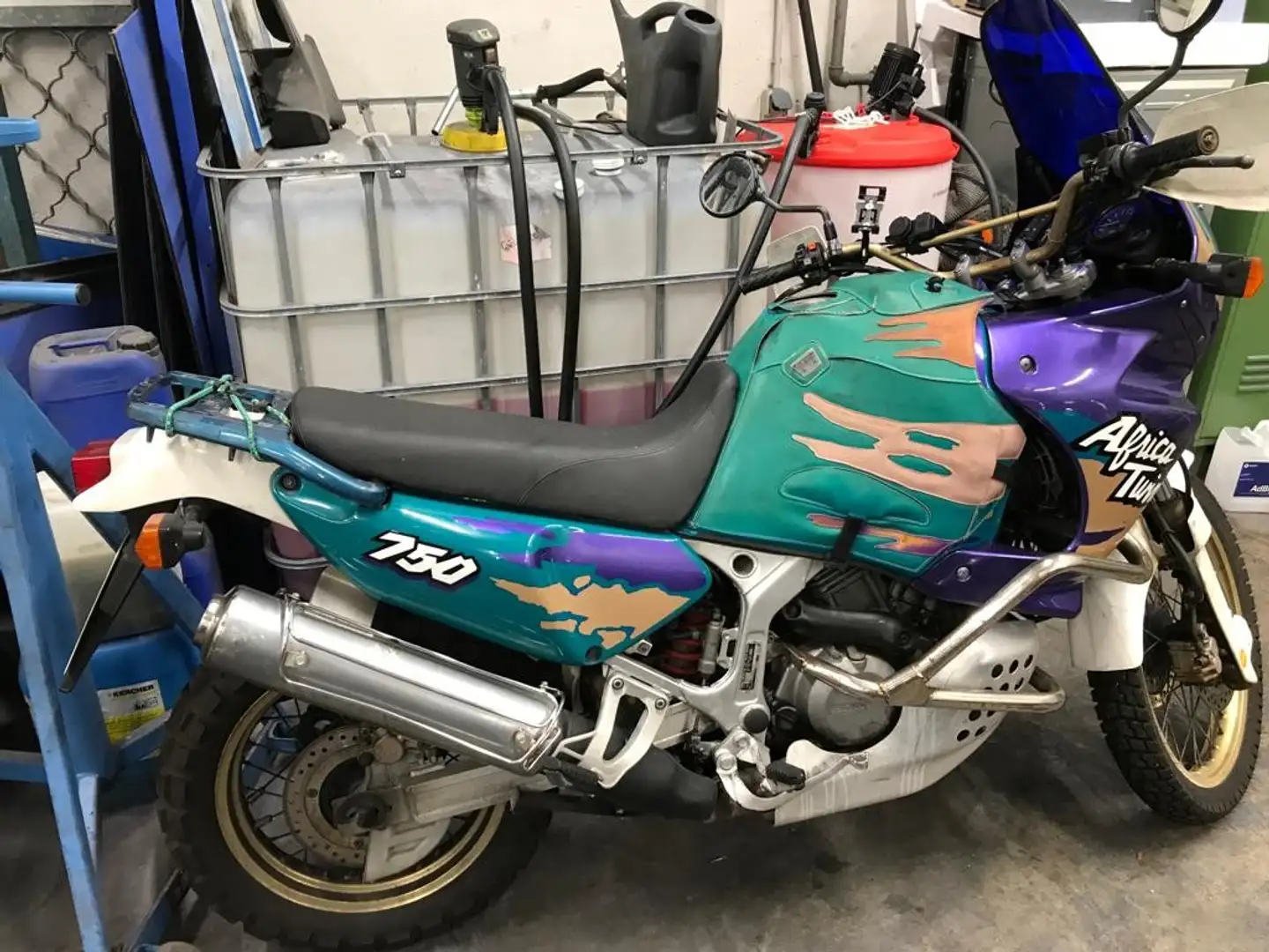 Honda XRV 750 Verde - 1