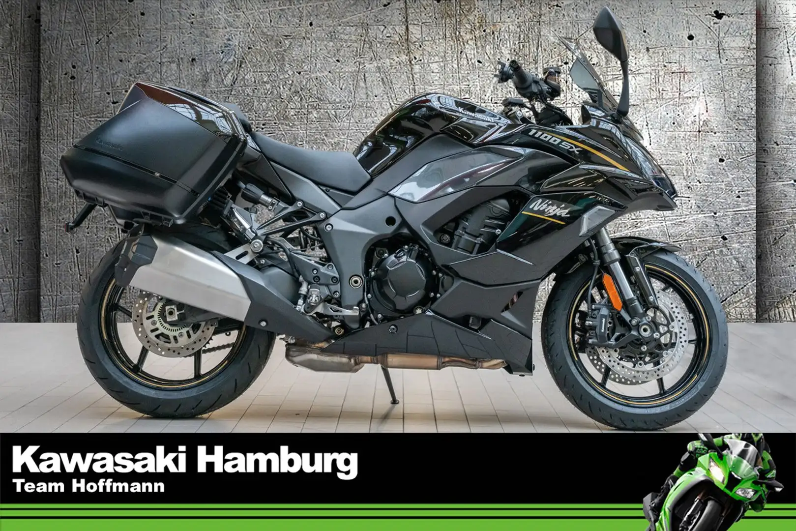 Kawasaki Ninja 1100SX Tourer, Modell 2026, Lieferservice Negro - 1