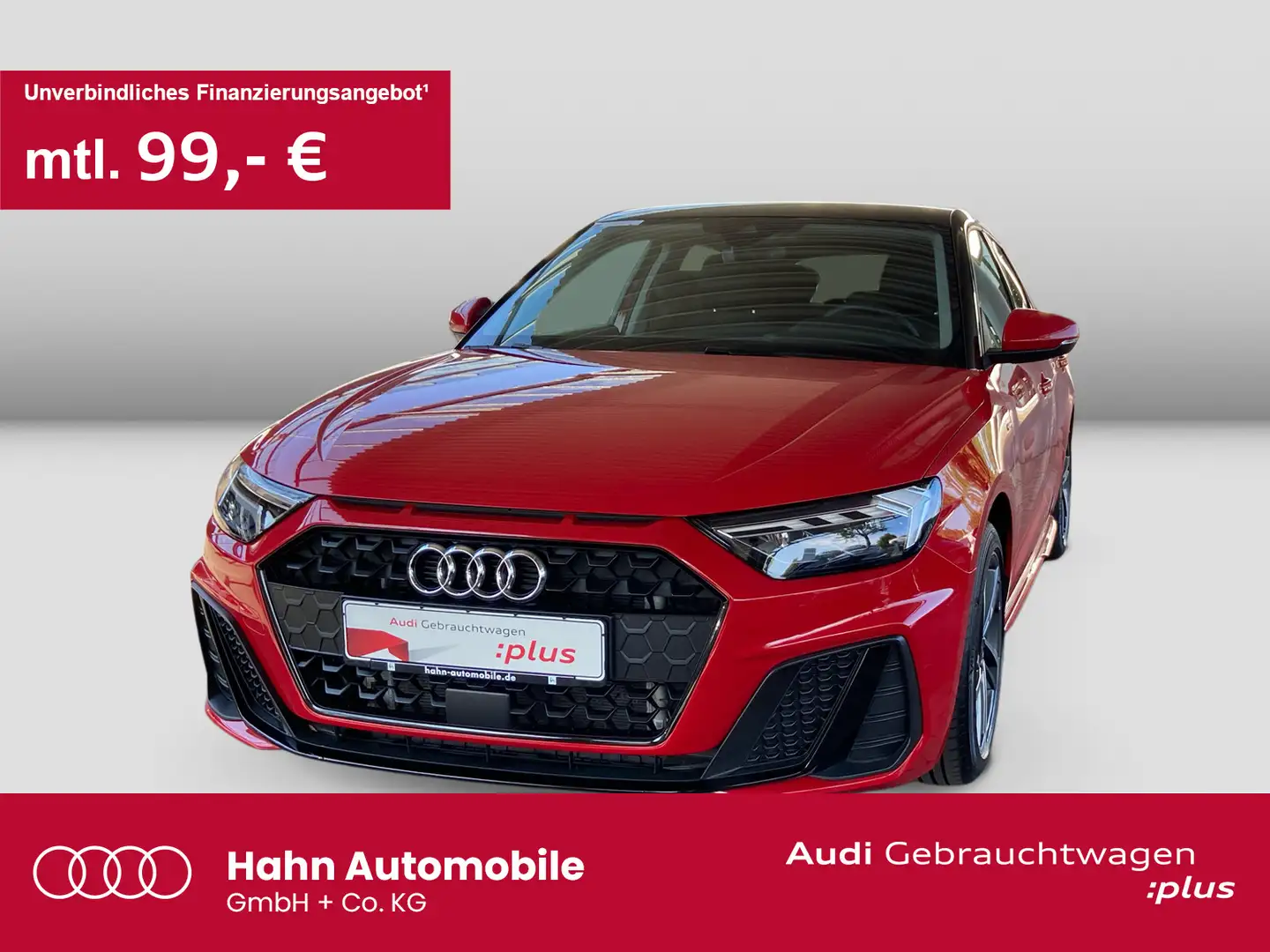 Audi A1 25 TFSI S-trc S line Virtual LED Si Rot - 1