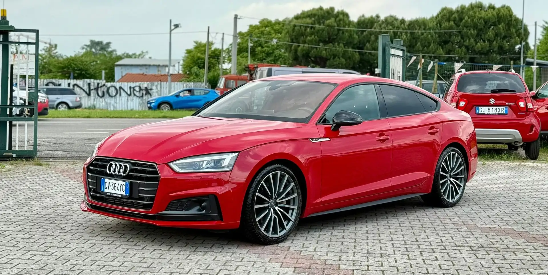 Audi A5 A5 Sportbac 2.0 tfsi Design quattro 252cv s-tronic Rosso - 1
