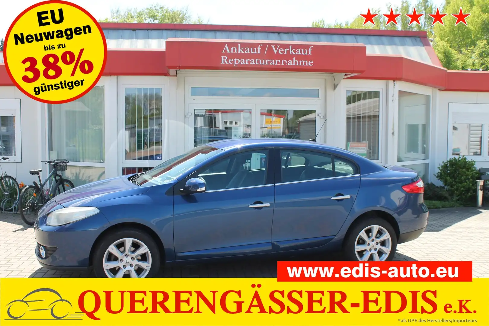 Renault Fluence 1.6 16V 110  "Dynamique" *Kessy*Klima*SHZ*NSW* ... Blau - 1