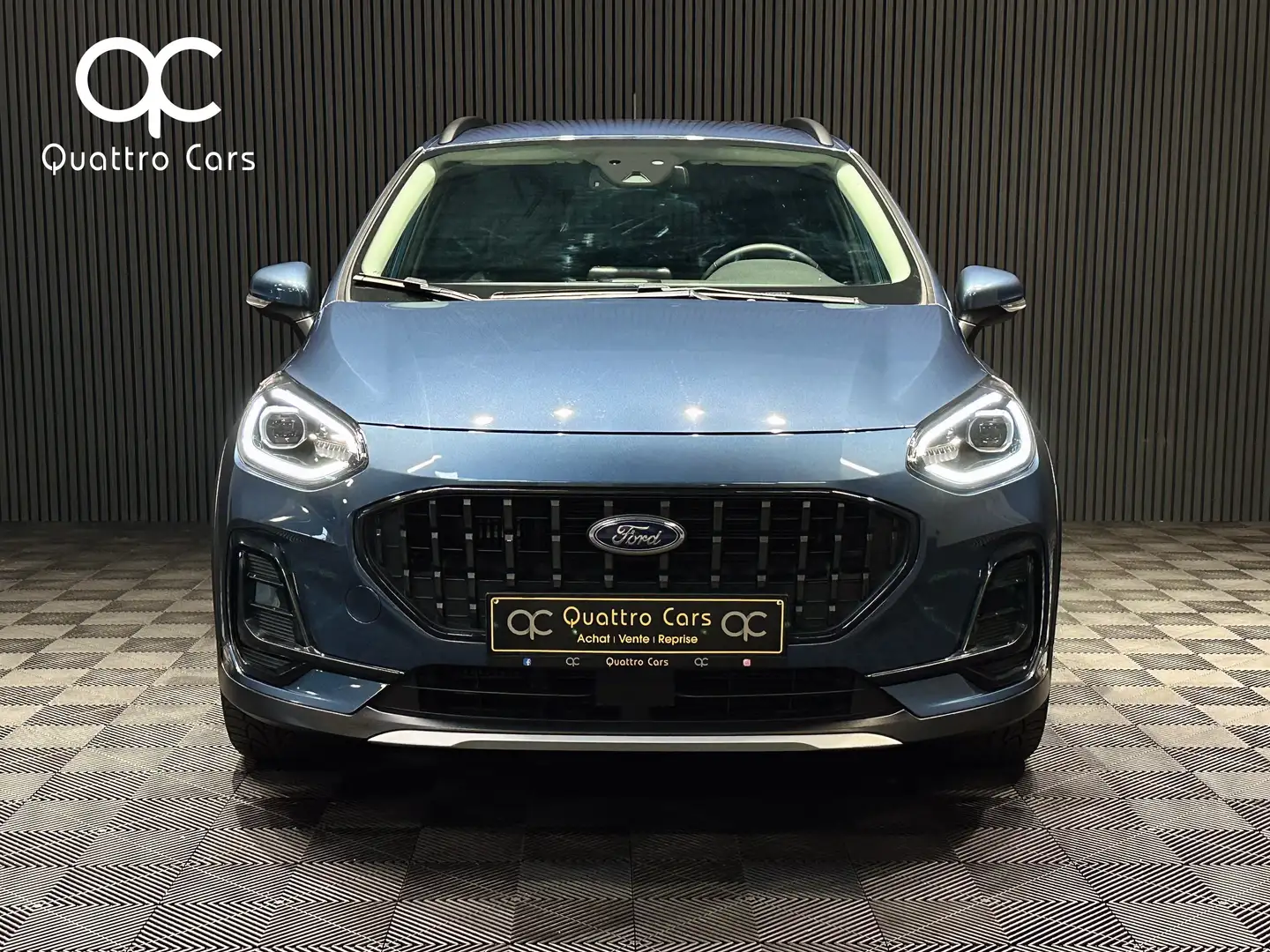Ford Fiesta 1.0i Active X - Camera - Car play - Sieges chauff Blauw - 2