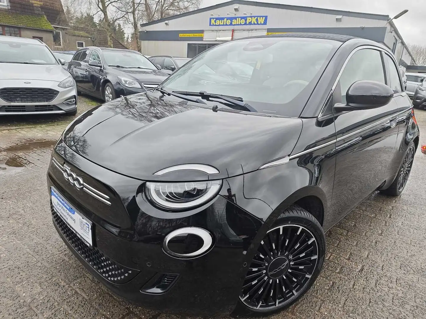 Fiat 500e 500 C Elektro 500e 23,8kWh la Prima Schwarz - 1