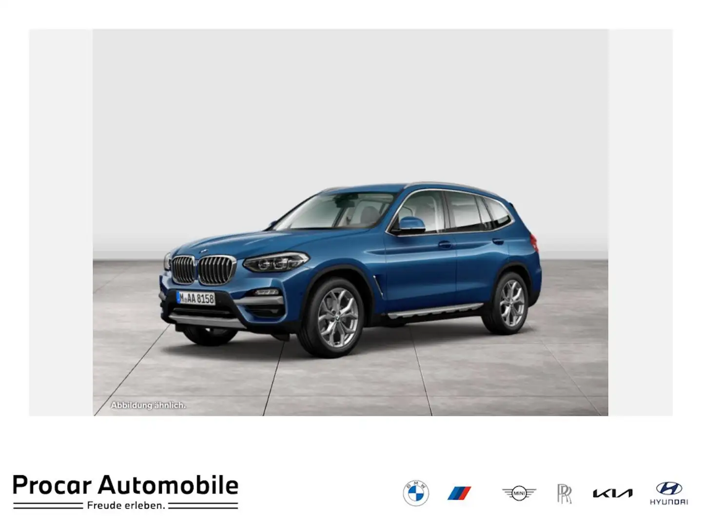 BMW X3 xDrive20d X Line Aut. AHK LED DAB Blau - 1
